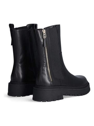 Liu Jo Leder-Boots in Schwarz