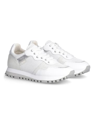 Liu Jo Skórzane sneakersy w kolorze białym