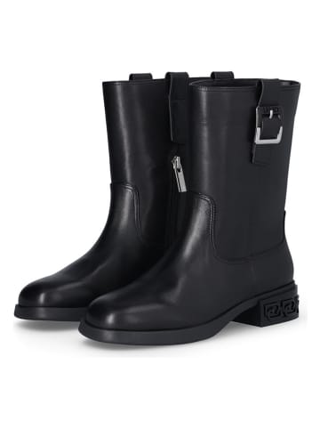 Liu Jo Leder-Boots in Schwarz