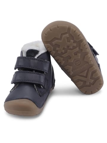 Bundgaard Loopleerschoenen "Petit Mid Winter Strap" donkerblauw