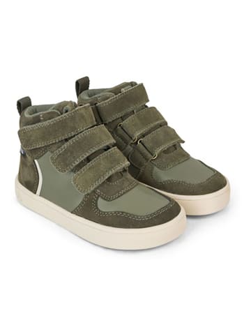 Bundgaard Leder-Sneakers "Nero" in Khaki