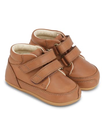 Bundgaard Leder-Lauflernschuhe "Prewalker II Strap" in Hellbraun