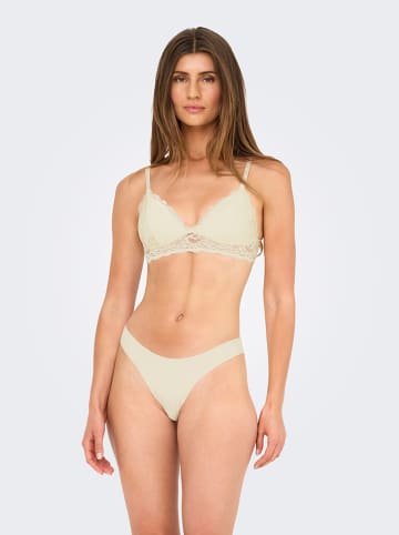 ONLY 3-delige set: slips crème