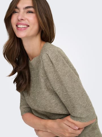 ONLY Sweter w kolorze oliwkowym