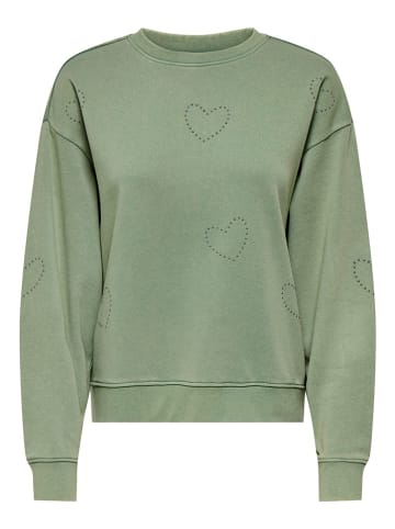 ONLY Bluza w kolorze zielonym