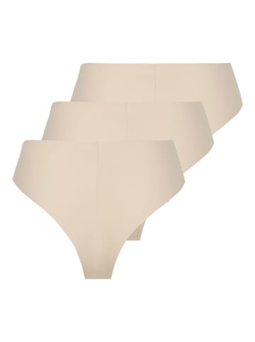ONLY 3-delige set: slips beige