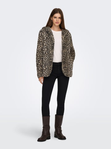 ONLY Vest lichtbruin/zwart