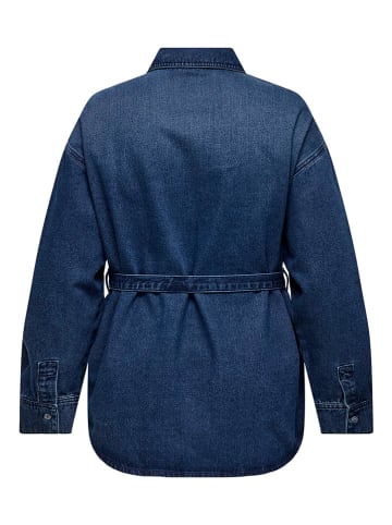 ONLY Jeansbluse in Dunkelblau