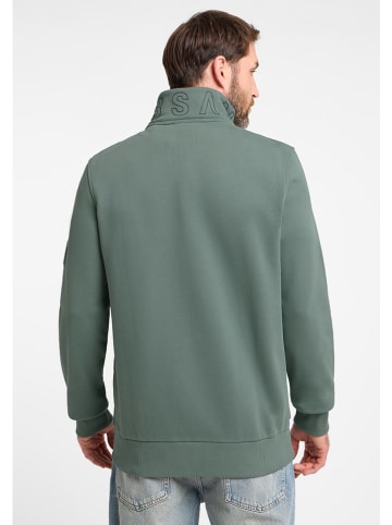 ELBSAND Sweatvest "Borge" grijsgroen