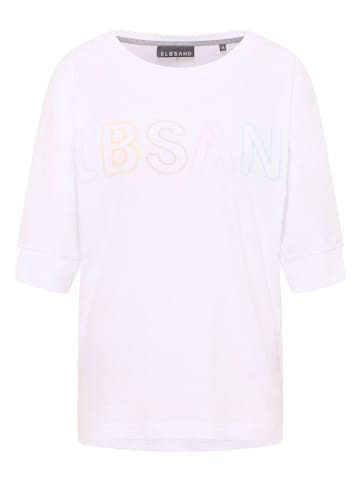 ELBSAND Shirt "Imea" wit/meerkleurig