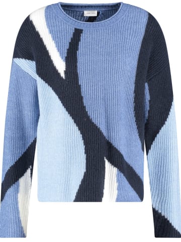 Gerry Weber Pullover in Hellblau/ Dunkelblau