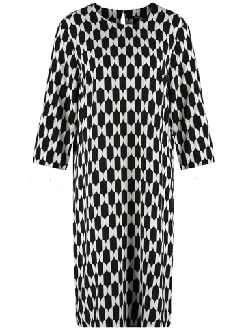TAIFUN Jurk zwart/wit
