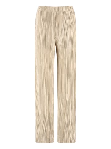TAIFUN Plisseehose beige