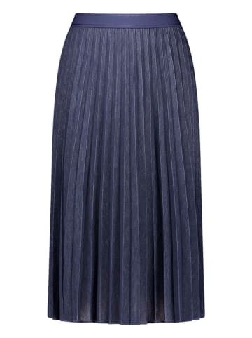 Gerry Weber Plisseerock in Dunkelblau