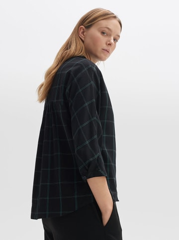 OPUS Blouse zwart/groen