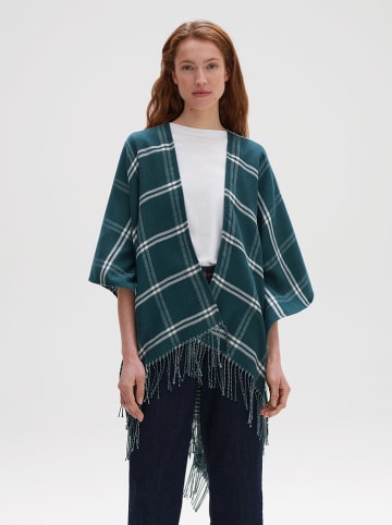 OPUS Ponczo w kolorze morskim