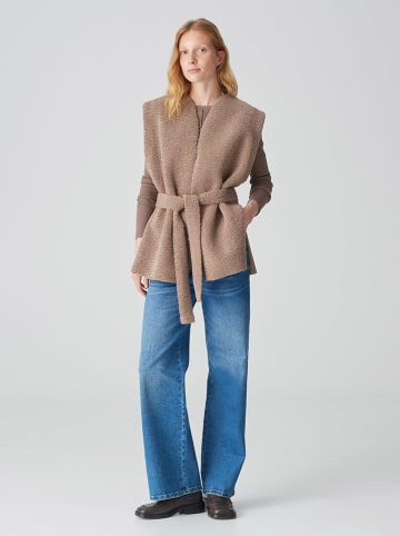 OPUS Kamizelka "Asofta" w kolorze jasnobrązowym