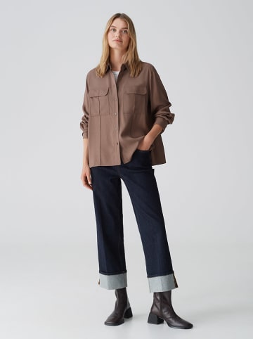 OPUS Blouse "Flara" lichtbruin