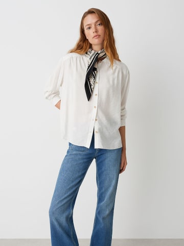 OPUS Bluse in Weiß