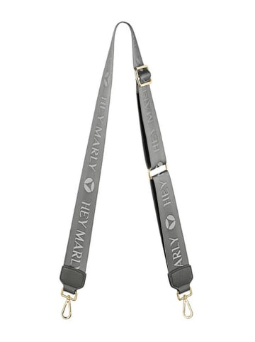 Hey Marly Schouderriem "Signature" antraciet - (L)125 cm