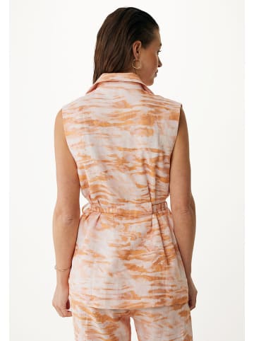 Mexx Linnen gilet oranje/rosé