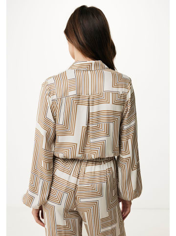 Mexx Bluse in Camel/ Creme