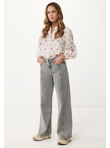 Mexx Bluse in Weiß/ Orange