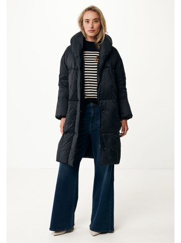 Mexx Doorgestike mantel zwart