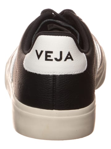 Veja Leren sneakers "Campo" zwart/wit