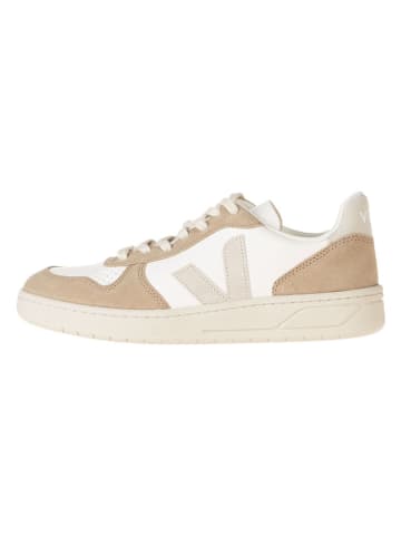 Veja Leren sneakers "V 10" beige/wit