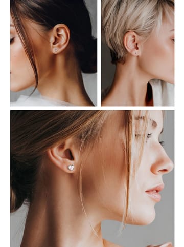 Created with Love 3-delige set: oorstekers "Cherish" met edelstenen