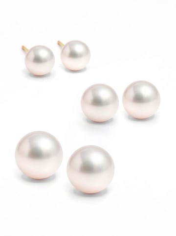 Created with Love 3er-Set: Ohrstecker mit Edelsteinen "Happy"