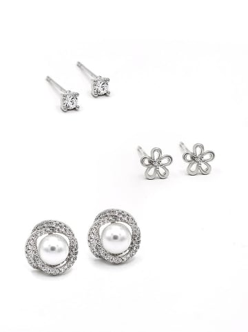 Created with Love 3er-Set: Ohrstecker mit Edelsteinen "Soul"