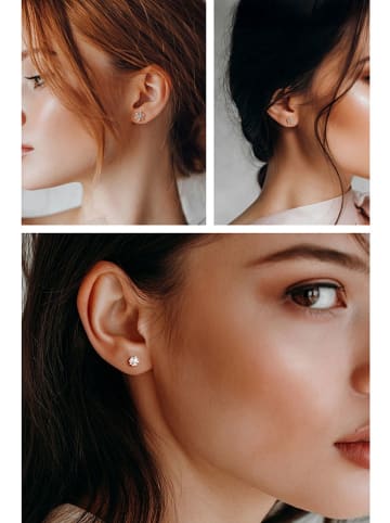 Created with Love 3-delige set: oorstekers "Light" met edelstenen