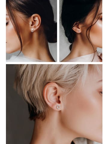 Created with Love 3er-Set: Ohrstecker mit Edelsteinen "Lovely"