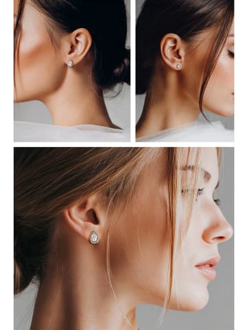 Created with Love 3-delige set: oorstekers "Desire" met edelstenen