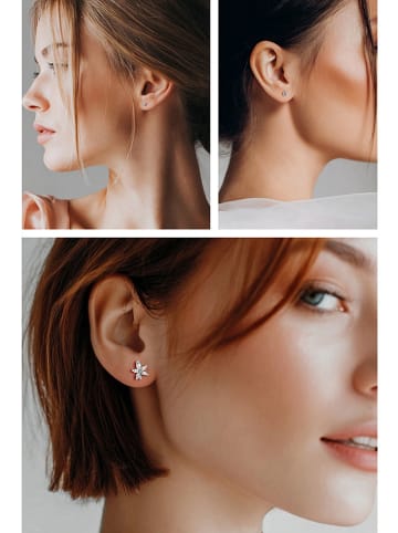 Created with Love 3er-Set: Ohrstecker mit Edelsteinen "Sky"