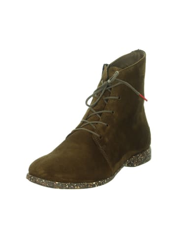 Think! Leren boots kaki