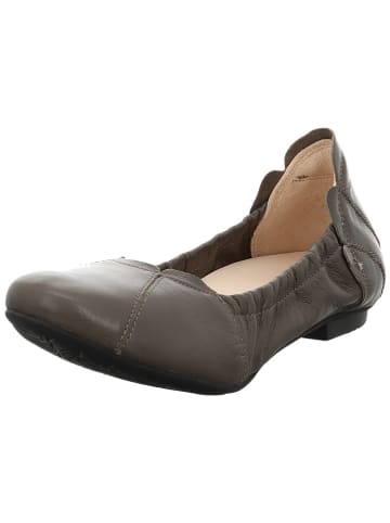 Think! Leder-Ballerinas in Taupe
