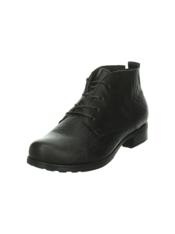 Think! Leren veterschoenen zwart