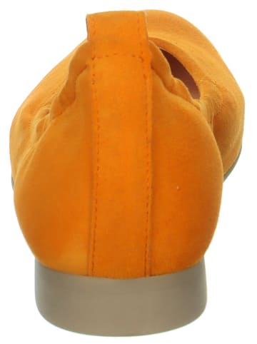 Think! Leren ballerina's "Guad2" oranje