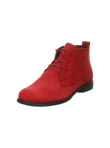 Think! Leren veterschoenen rood
