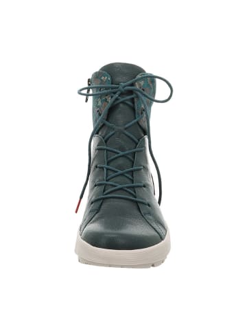 Think! Leren boots groen/lichtbruin