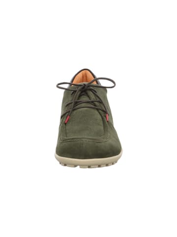 Think! Leren veterschoenen groen