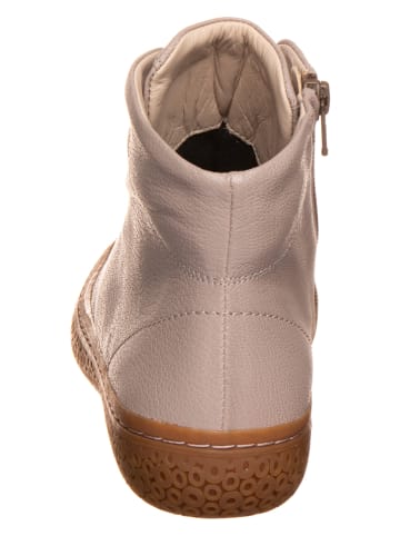 Think! Skórzane botki "Tjub" w kolorze jasnoróżowym