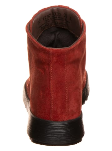 Think! Leren boots "Comoda" rood