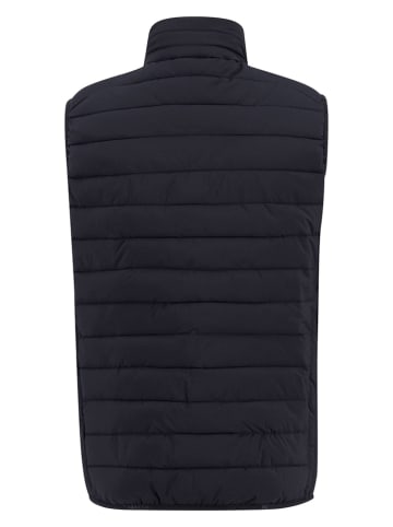 FYNCH-HATTON Doorgestikte bodywarmer donkerblauw