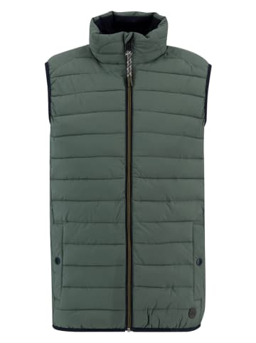 FYNCH-HATTON Doorgestikte bodywarmer groen