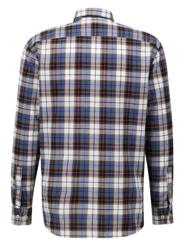 FYNCH-HATTON Blouse - casual fit - donkerblauw/wit