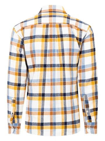 FYNCH-HATTON Koszula w kolorze granatowo-biało-żółtym